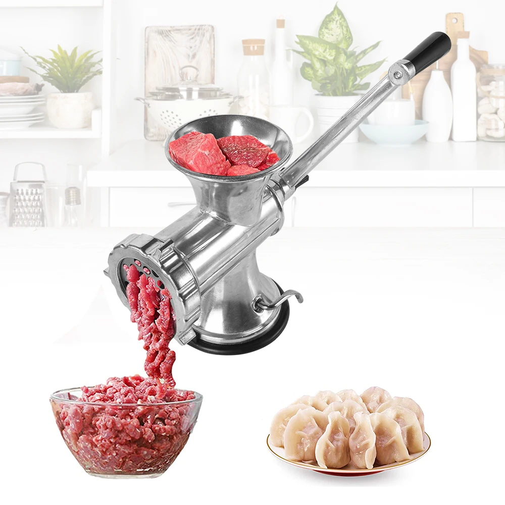 Manual Meat Grinder Stainless Steel Manual Meat Grinder for Pork Beef Fish Chicken Pepper Mushroom Sausage Filling Machine
Manual Meat Grinder Stainless Steel Manual Meat Grinder for Pork Beef Fish Chicken Pepper Mushroom Sausage Filling Machine