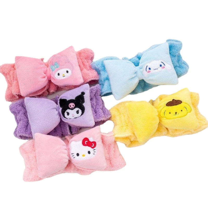 Sanrioed Anime Characters Cinnamoroll Purin Dog My Melody Kuromi Bowknot Face Wash Headband Cartoon Cute Plush Headband Headband
Sanrioed Anime Characters Cinnamoroll Purin Dog My Melody Kuromi Bowknot Face Wash Headband Cartoon Cute Plush Headband Headband