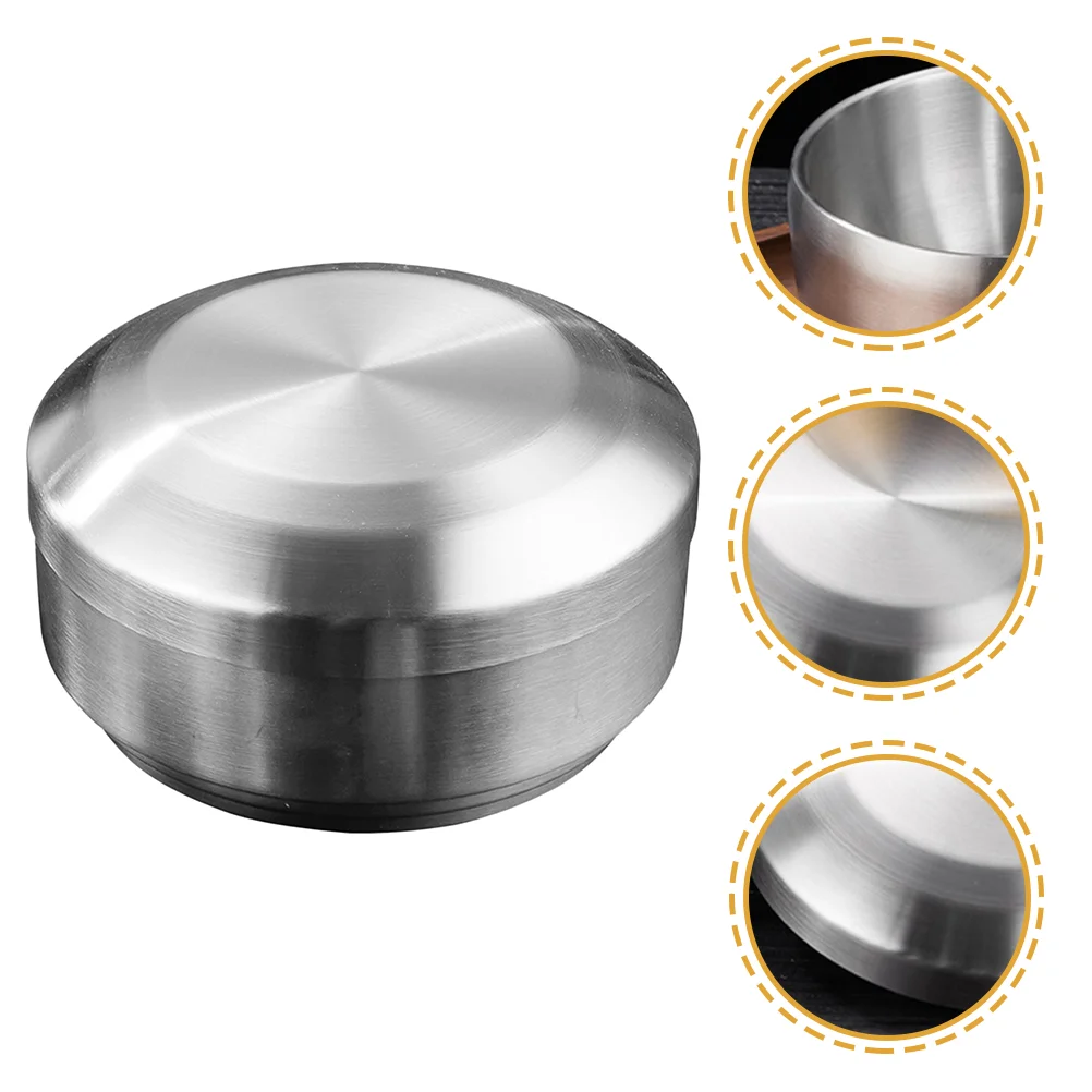 Reusable Portable Household Metal Dipping Soup Bowl Household Soup Bowl Cubilose Bowl for Kitchen Storage
Reusable Portable Household Metal Dipping Soup Bowl Household Soup Bowl Cubilose Bowl for Kitchen Storage