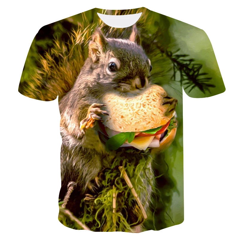 Fun Animal Graphic 3D Printed T Shirt 2021 Summer Men's Short Sleeve Casual Round Neck Shirt Fashion Streetwear Man's T Shirt
Fun Animal Graphic 3D Printed T Shirt 2021 Summer Men's Short Sleeve Casual Round Neck Shirt Fashion Streetwear Man's T Shirt