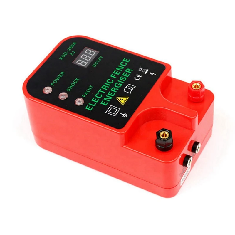 2X Electric Fence Energizer 10KM Livestock High Voltage Pulse Controller High-Decibel Waterproof LCD Display EU Plug
2X Electric Fence Energizer 10KM Livestock High Voltage Pulse Controller High-Decibel Waterproof LCD Display EU Plug