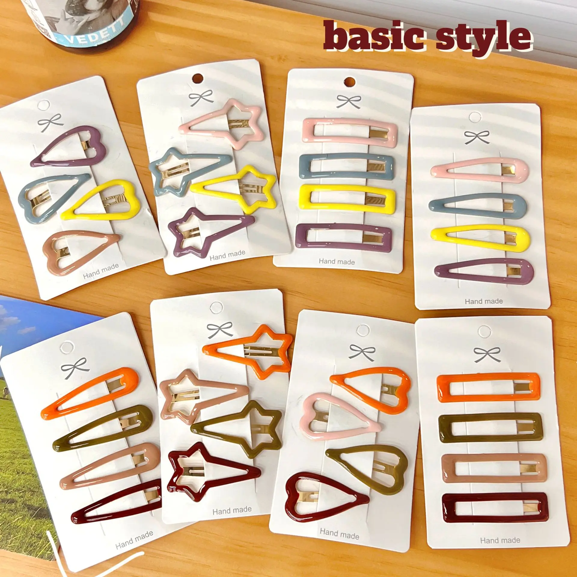 4 Pcs/Set Candy Color Metal Hairpin Women Seamless Side Clip Korea Girls Ins Cute Bangs Headdress Hair Barrettes Accessories
4 Pcs/Set Candy Color Metal Hairpin Women Seamless Side Clip Korea Girls Ins Cute Bangs Headdress Hair Barrettes Accessories