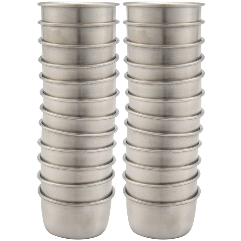 Hot-24Pcs Stainless Steel Container Food Storage Containers For Portion Control Sauces Spices Liquid Dips
Hot-24Pcs Stainless Steel Container Food Storage Containers For Portion Control Sauces Spices Liquid Dips