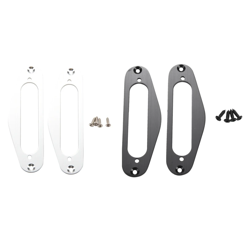 4 Pcs Guitar Pickup Frame Mounting Ring Single Coil Metal Flat Humbucker Pickup Ring (Black&Silver)
4 Pcs Guitar Pickup Frame Mounting Ring Single Coil Metal Flat Humbucker Pickup Ring (Black&Silver)