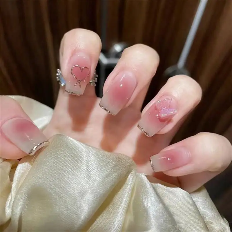 24pcs/box Fake Nails Press on Advanced Jelly Gel Nail Art Reusable Patch French Finished Removable Wearable Patch Nail
24pcs/box Fake Nails Press on Advanced Jelly Gel Nail Art Reusable Patch French Finished Removable Wearable Patch Nail