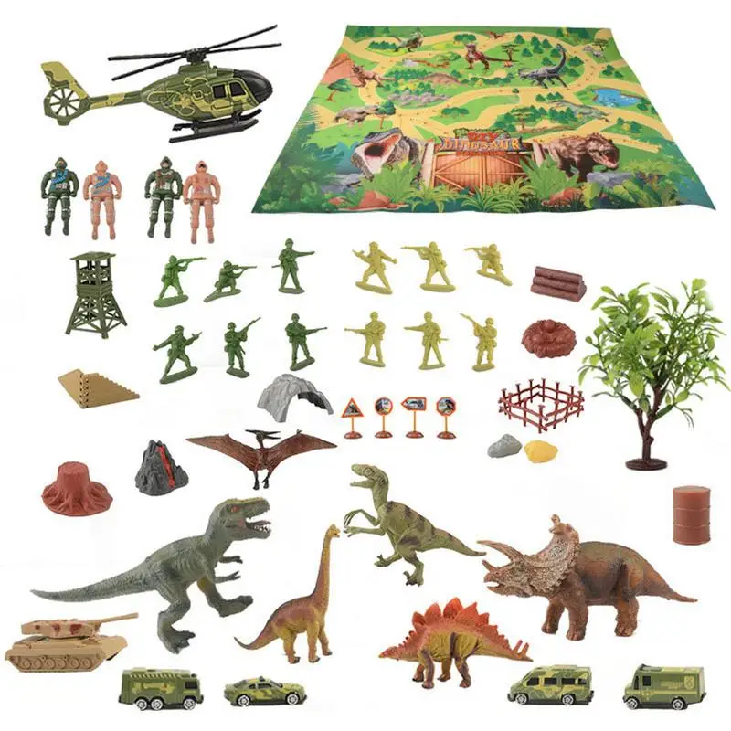 50pcs Kids Portable Funny Dinosaur Models Amusement Scene Play Mat Educational Development Toys For Children Games Rug Carpet
50pcs Kids Portable Funny Dinosaur Models Amusement Scene Play Mat Educational Development Toys For Children Games Rug Carpet