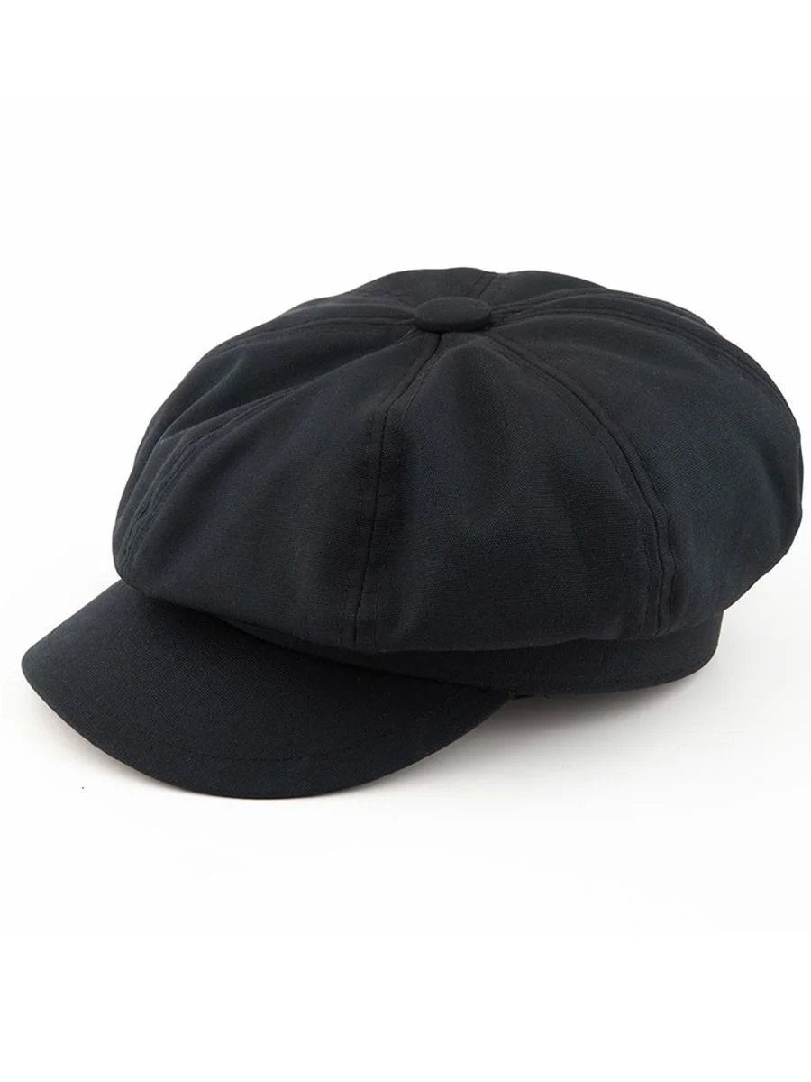 

54cm 56cm 57.5cm 59cm 61-62cm Chilren Canvas Newsboy Cap Lady Fashion Painter Hat Wool Felt Beret Men Big Size Octagonal Hat