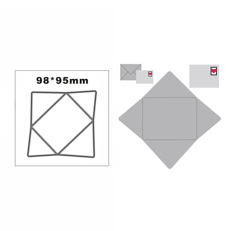 New Mail Shape Small Box Metal Cutting Die Scrapbook Template Cutting Card Making Decorative Relief Photo Album Diy Crafts
New Mail Shape Small Box Metal Cutting Die Scrapbook Template Cutting Card Making Decorative Relief Photo Album Diy Crafts