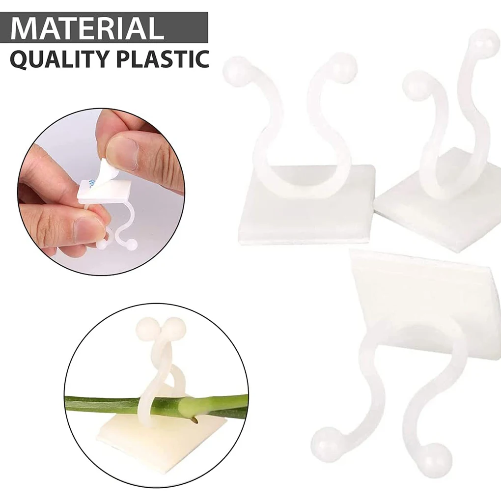 Plant Fixture Wall Climbing Self-adhesive Plastic Fastener Vine Supporting Hook Fixed Gardening Clip Courtyard
Plant Fixture Wall Climbing Self-adhesive Plastic Fastener Vine Supporting Hook Fixed Gardening Clip Courtyard