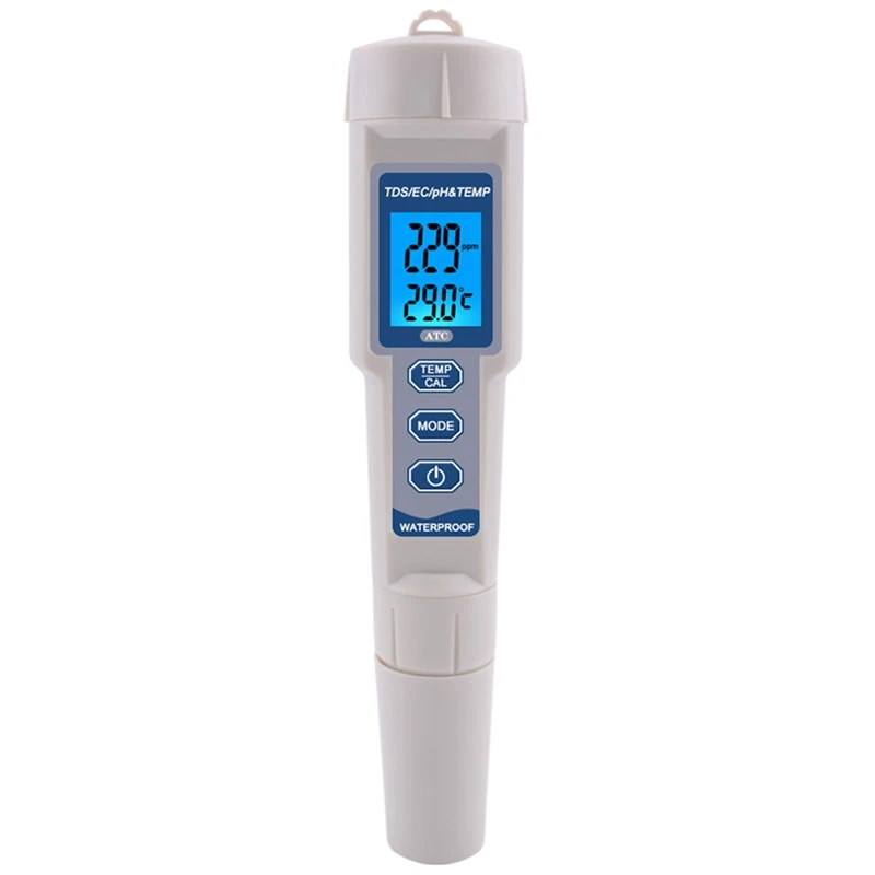 Hot 4 In 1 TDS PH Meter PH/TDS/EC/Temperature Meter Digital Water Quality Monitor Tester For Pools, Drinking Water, Aquariums
Hot 4 In 1 TDS PH Meter PH/TDS/EC/Temperature Meter Digital Water Quality Monitor Tester For Pools, Drinking Water, Aquariums