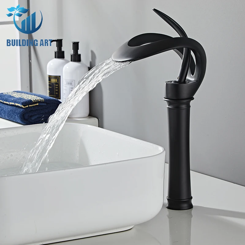 New Waterfall Basin Faucet Bathroom Faucet Basin Sink Faucet Hot Cold Mixer Crane/Long Style Various Colors Brass Material
New Waterfall Basin Faucet Bathroom Faucet Basin Sink Faucet Hot Cold Mixer Crane/Long Style Various Colors Brass Material