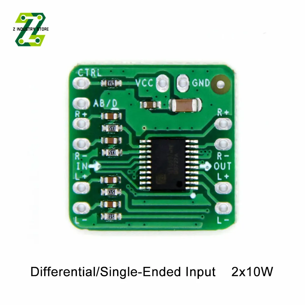 HT8696 Differential Amplifier Board 2x10W Digital Class D Audio Power Amplifier 3.6-8.5V
HT8696 Differential Amplifier Board 2x10W Digital Class D Audio Power Amplifier 3.6-8.5V