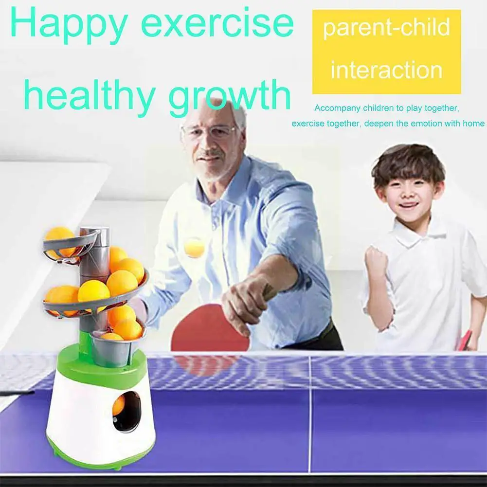 Mini Table Tennis Ball Machine Pvc Material Robot Service Pitching For Kids Trainer Sport Game Gift Blue Green L4z7
Mini Table Tennis Ball Machine Pvc Material Robot Service Pitching For Kids Trainer Sport Game Gift Blue Green L4z7