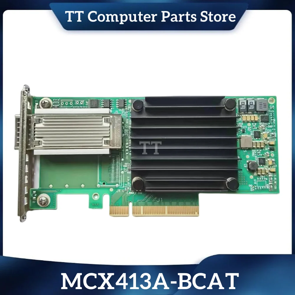 TT For Mellanox CX413A MCX413A-BCAT Single-port Ten Gigabit Network Adapter Of The 40/50G Server Fast Ship 
TT For Mellanox CX413A MCX413A-BCAT Single-port Ten Gigabit Network Adapter Of The 40/50G Server Fast Ship