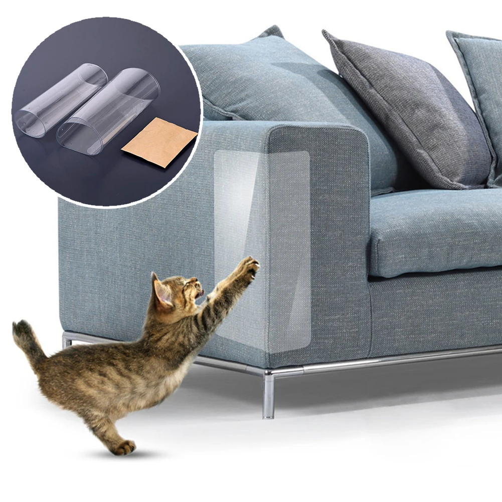 2pcs Furniture Protectors for Cats Scraper Cat Scratching Post Durable Sticker Training Tape Anti Pet Scratch for Couch Sofa
2pcs Furniture Protectors for Cats Scraper Cat Scratching Post Durable Sticker Training Tape Anti Pet Scratch for Couch Sofa