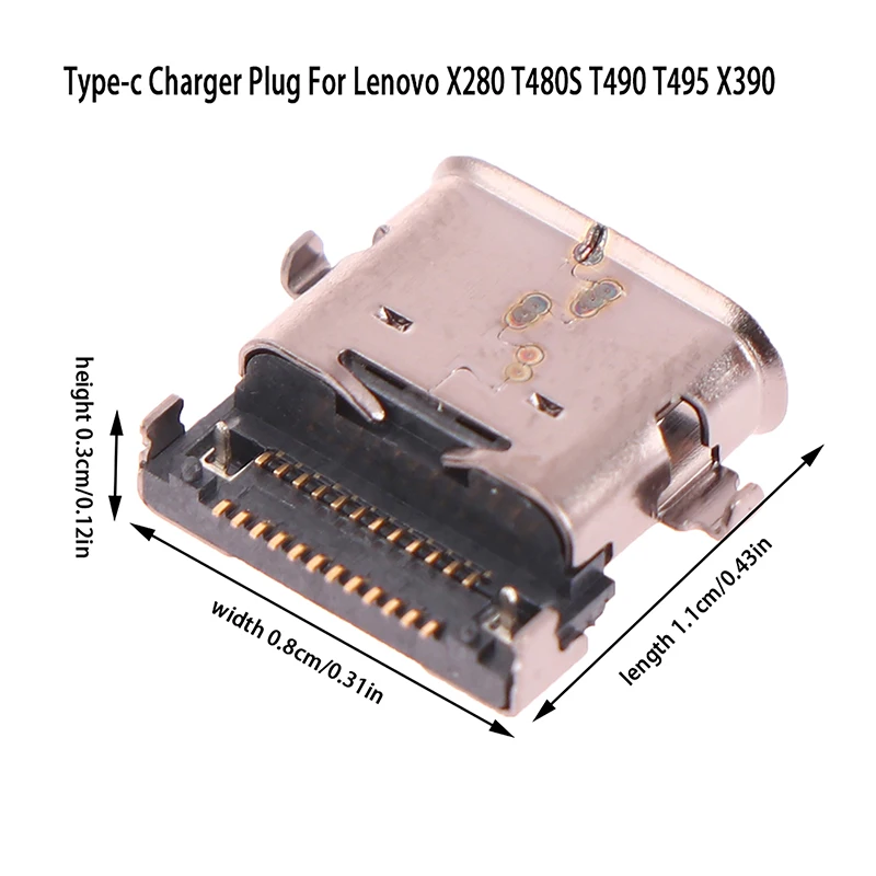 1 Pcs USB Charging Port Type-c Charger Plug For X280 T480S T490 T495 X390 Tail Plug Built-in Interface
1 Pcs USB Charging Port Type-c Charger Plug For X280 T480S T490 T495 X390 Tail Plug Built-in Interface
