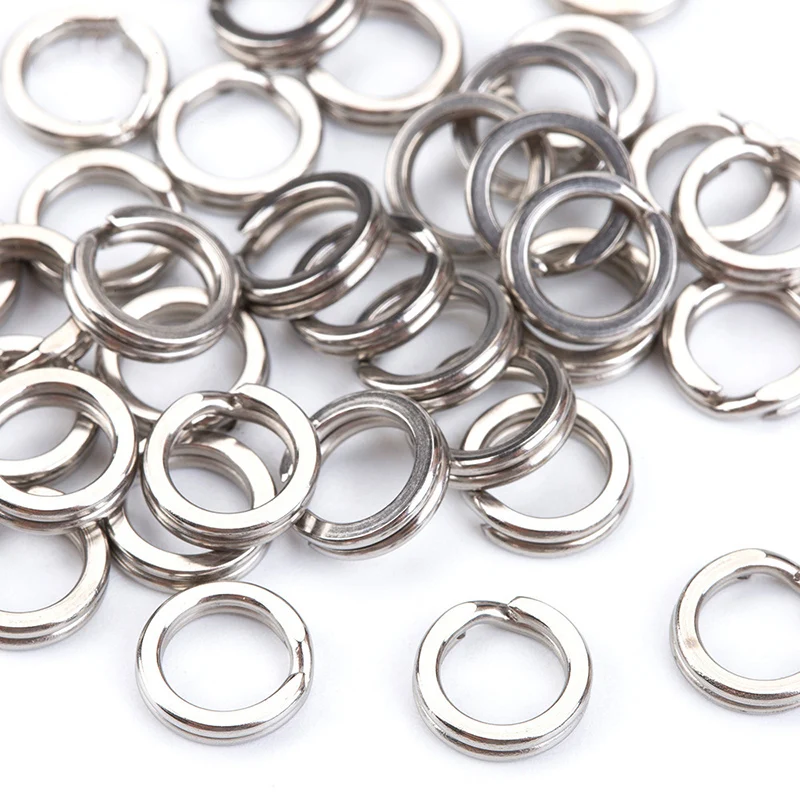 200PCs Connecting Fishing Rings Sets Stainless Steel Split Rings Hard Bait Lure Accessories Tackle High Strengthen O Ring Pesca
200PCs Connecting Fishing Rings Sets Stainless Steel Split Rings Hard Bait Lure Accessories Tackle High Strengthen O Ring Pesca
