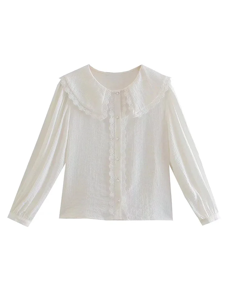 DYLQFS Women Embroidered Pearl Button Shirt 2022 Fashion Temperament Lapel Retro Long Sleeve Button Women's Chic Shirt
DYLQFS Women Embroidered Pearl Button Shirt 2022 Fashion Temperament Lapel Retro Long Sleeve Button Women's Chic Shirt