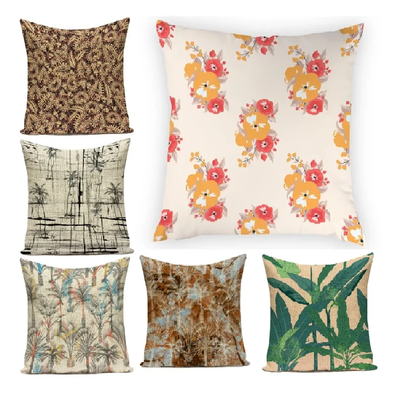 Bedroom Decoration Tropical Flowers Sofa Pillowcase Polyester Linen Velvet Home Cushion Covers 45x45cm Square Retro Floral E2031
Bedroom Decoration Tropical Flowers Sofa Pillowcase Polyester Linen Velvet Home Cushion Covers 45x45cm Square Retro Floral E2031