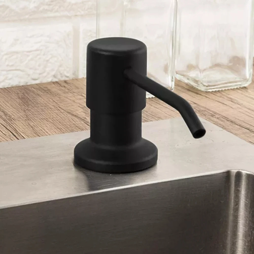 300ML Kitchen Sink Soap Dispenser Black ABS Dispenser Liquid Soap Lotion Dispensers Sink Mount Hand Pressure Soap Dispenser
300ML Kitchen Sink Soap Dispenser Black ABS Dispenser Liquid Soap Lotion Dispensers Sink Mount Hand Pressure Soap Dispenser