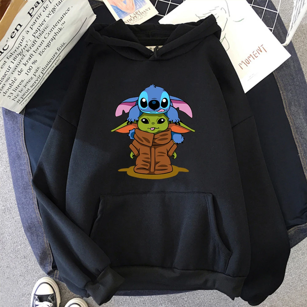 Baby Yoda Stitch Cartoon Funny Hoodies Mens Disney Hip Hop Sweatshirts Autumn Simple Loose Hooded Streetwear Fleece Men Hoodie
Baby Yoda Stitch Cartoon Funny Hoodies Mens Disney Hip Hop Sweatshirts Autumn Simple Loose Hooded Streetwear Fleece Men Hoodie