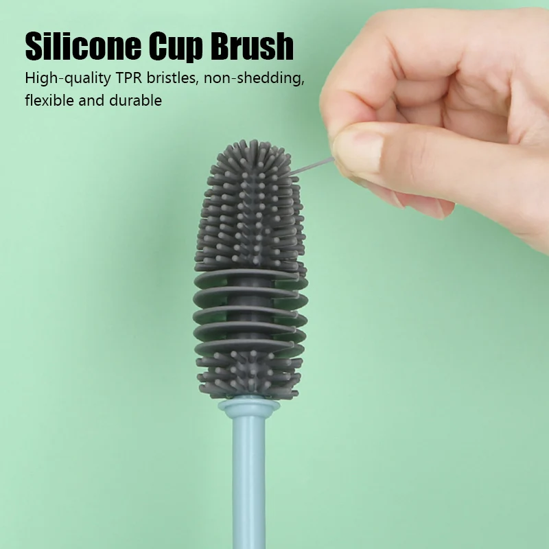 Силиконовый скребок для стеклянных стаканчиков, инструмент для очистки кухни, длинная ручка, стеклянная бутылка для напитков
Силиконовый скребок для стеклянных стаканчиков, инструмент для очистки кухни, длинная ручка, стеклянная бутылка для напитков