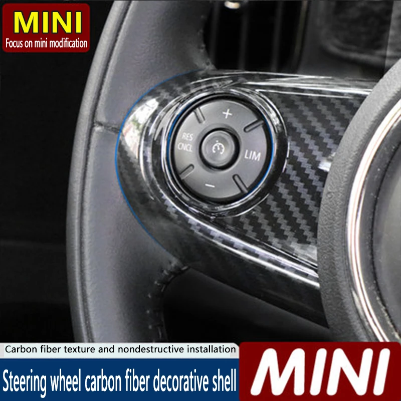For MINI Steering Wheel Button Decorative Shell F55 F56 Interior Carbon Fiber Modified F54 F60 Sticker
For MINI Steering Wheel Button Decorative Shell F55 F56 Interior Carbon Fiber Modified F54 F60 Sticker