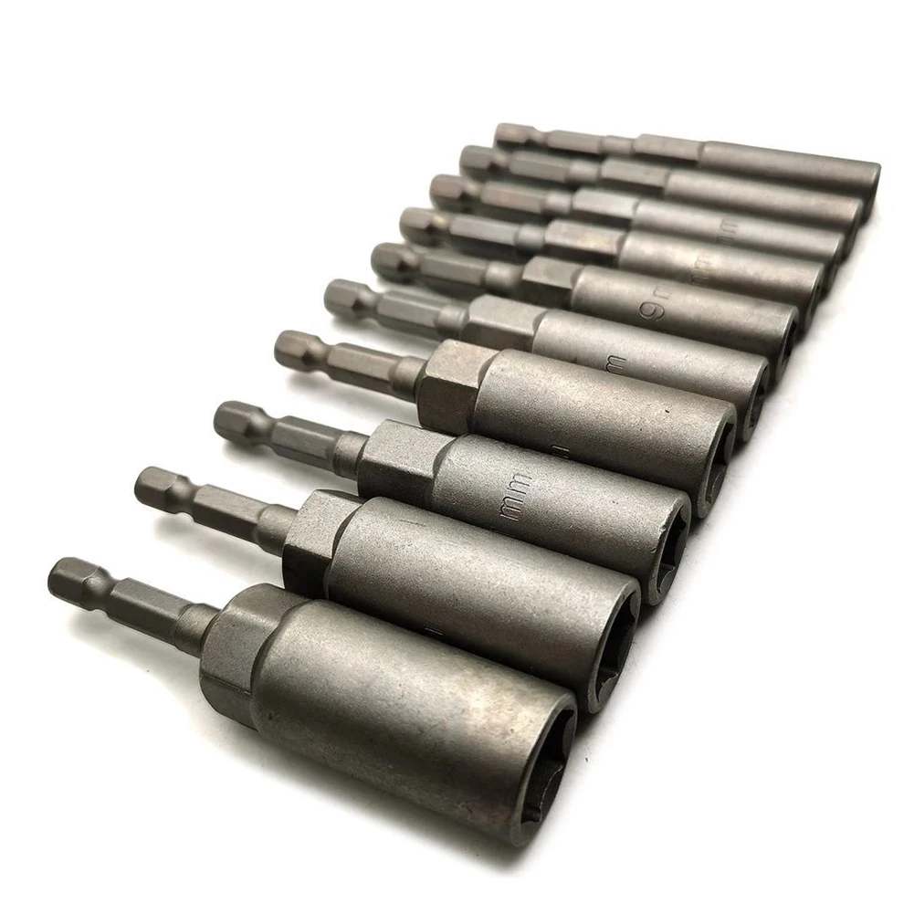10PCS 80mm Length 1/4\" Hex Hex Sockets 5.5-14mm Drive Magne Socket Impact Nut Bolt Drill Bits Screwdrivers Bits Power Tools
10PCS 80mm Length 1/4\" Hex Hex Sockets 5.5-14mm Drive Magne Socket Impact Nut Bolt Drill Bits Screwdrivers Bits Power Tools