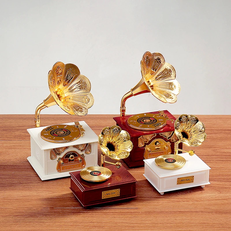 Vintage Record Phonograph Music Box Living Room Porch Office Home Decoration Birthday Gift Typewriter Boxes
Vintage Record Phonograph Music Box Living Room Porch Office Home Decoration Birthday Gift Typewriter Boxes