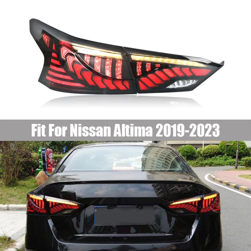 Taillight Assembly Fit for Nissan Altima 2019 - 2022 Modified LED Dragon Scale Service Brake Dual Reverse Fog Light Taillights
Taillight Assembly Fit for Nissan Altima 2019 - 2022 Modified LED Dragon Scale Service Brake Dual Reverse Fog Light Taillights