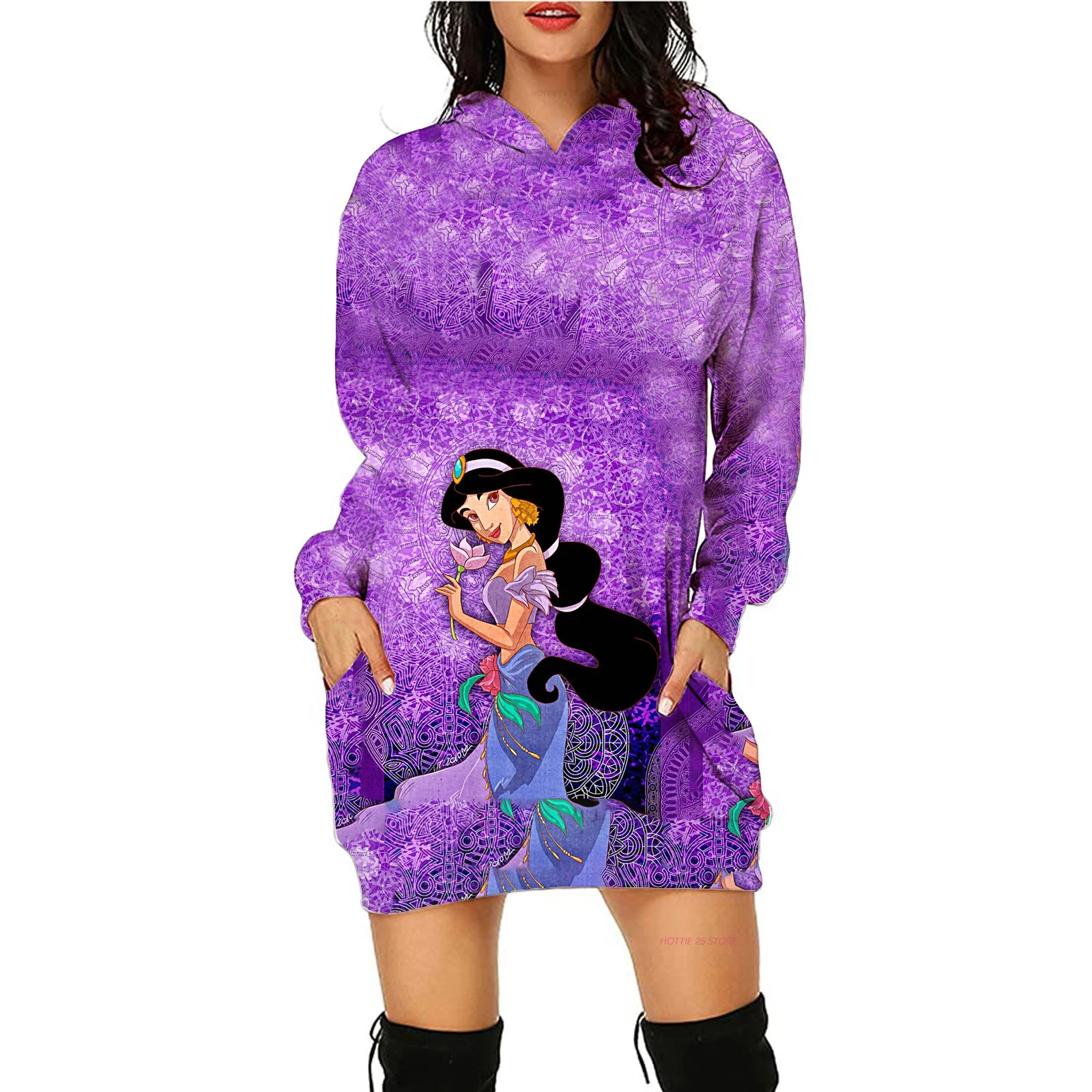 Aladdin Magic Lamp Jasmine Princess Dress Women Hoodie Dress Easter Cosplay Dress Up Party Casual Free Shipping
Aladdin Magic Lamp Jasmine Princess Dress Women Hoodie Dress Easter Cosplay Dress Up Party Casual Free Shipping