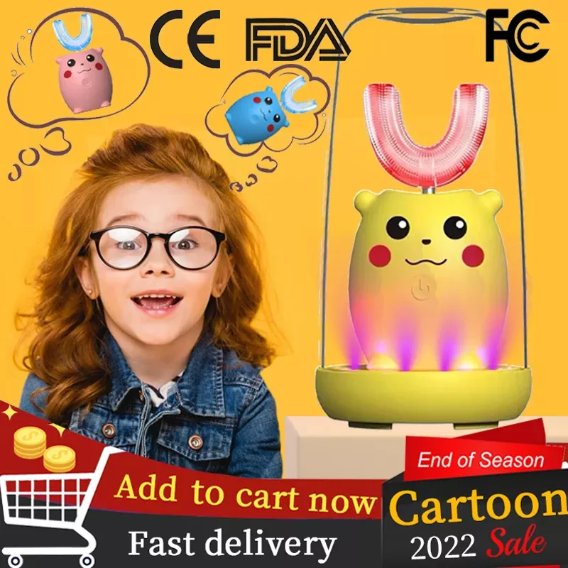 Smart Kids Electric Toothbrush Sonic Xaomi U Children Tooth Brush Cartoon Pattern Silicone Automatic 360 Degrees toddler Gift
Smart Kids Electric Toothbrush Sonic Xaomi U Children Tooth Brush Cartoon Pattern Silicone Automatic 360 Degrees toddler Gift