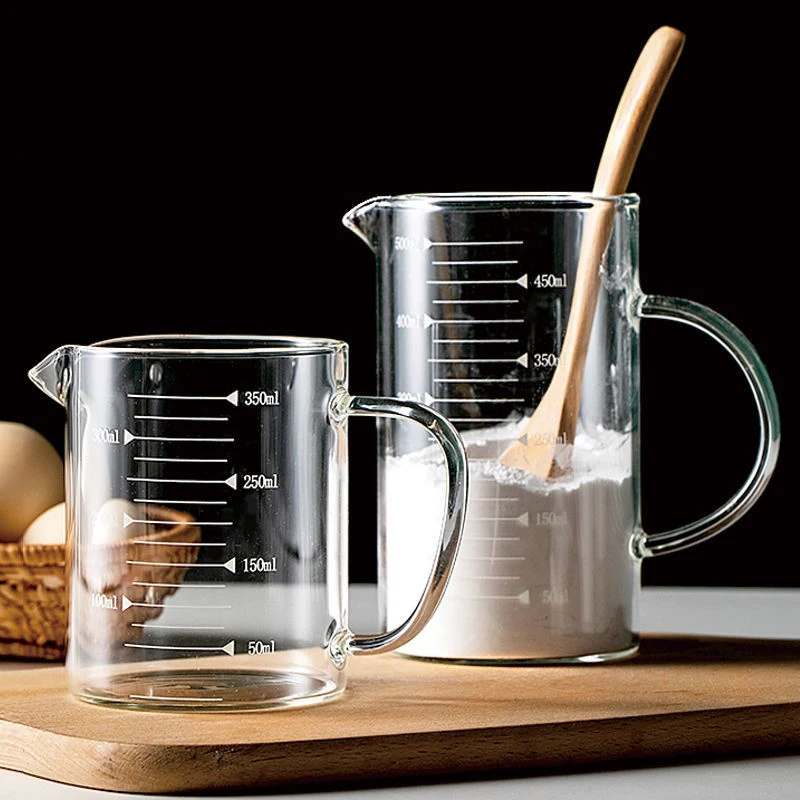 Clear Glass Measuring Cup with Drip Free Spout Microwave Safe Heat Resistant Milk Coffee Cup Kitchen Tools Baking Supplies
Clear Glass Measuring Cup with Drip Free Spout Microwave Safe Heat Resistant Milk Coffee Cup Kitchen Tools Baking Supplies