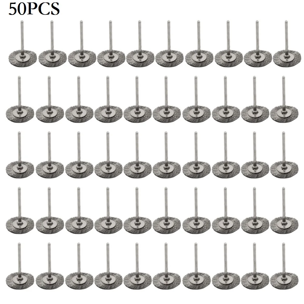 50pcs Polishing Wheel Brush 3.0mm Shank Nylon Wire Brush Disc For Wood Metal Polishing Rotary Tool Accessories Abrasive Tool Kit
50pcs Polishing Wheel Brush 3.0mm Shank Nylon Wire Brush Disc For Wood Metal Polishing Rotary Tool Accessories Abrasive Tool Kit