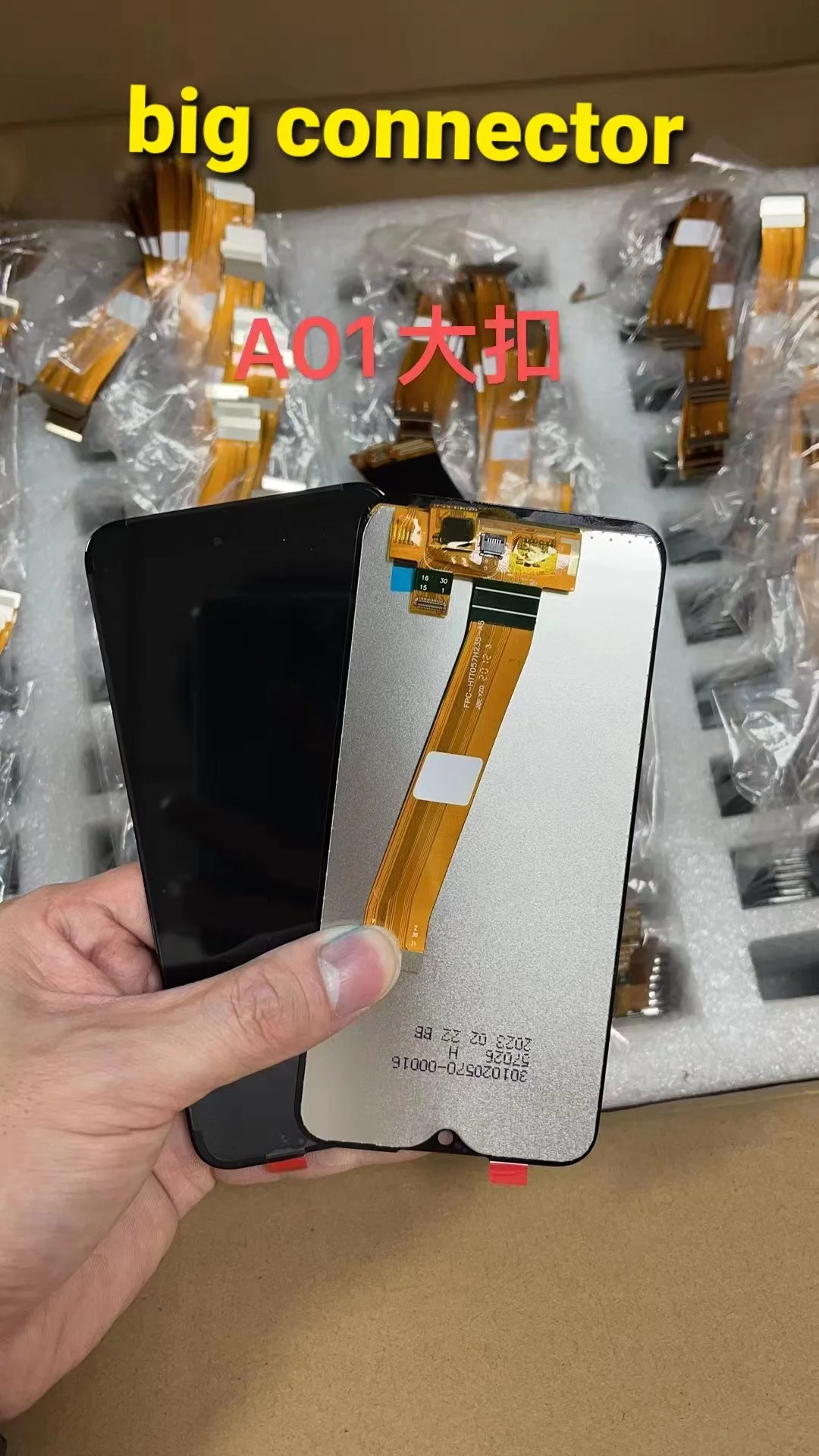 For Samsung Galaxy A01 (2020) A105 Replacement LCD Touch Screen Digitzer Assembly
For Samsung Galaxy A01 (2020) A105 Replacement LCD Touch Screen Digitzer Assembly