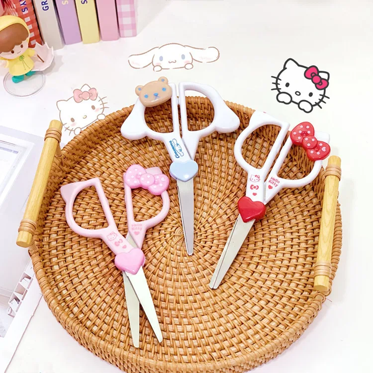 Kawaii Sanrio HelloKitty Cinnamoroll Cute Portable Knife Sticker Cutting Stainless Steel Scissors Household Handmade Paper Knife
Kawaii Sanrio HelloKitty Cinnamoroll Cute Portable Knife Sticker Cutting Stainless Steel Scissors Household Handmade Paper Knife