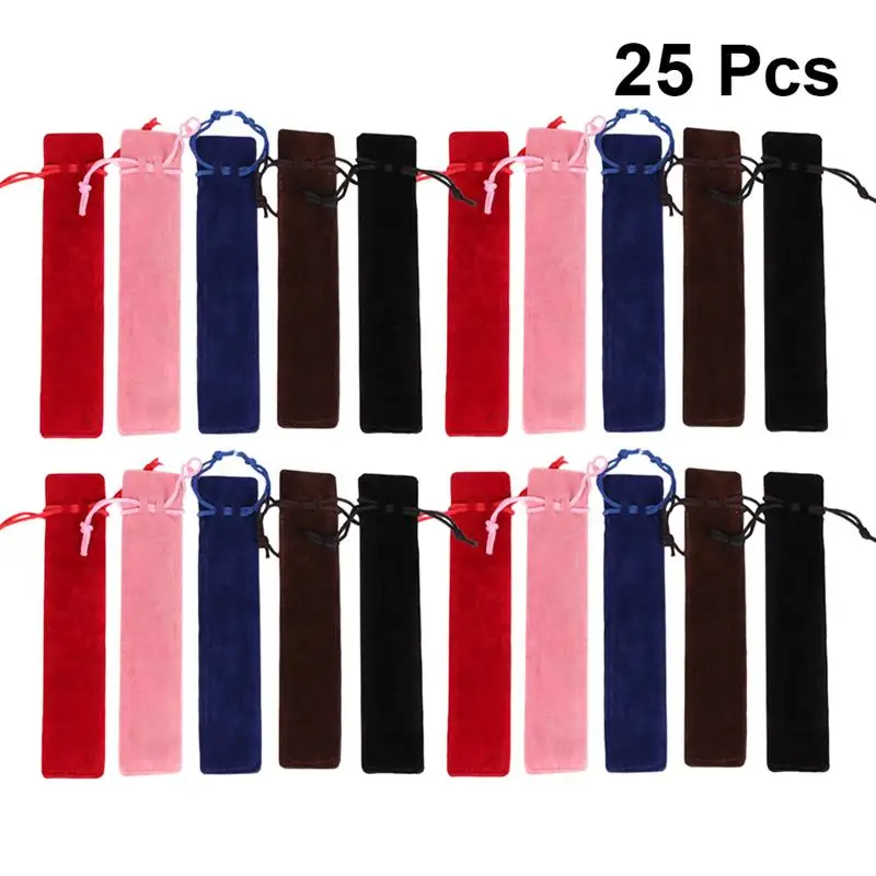 25pcs Flannel Pen Bag Drawstring Pouch Pen Case Business Man Pen Bag Drawstring Pen Bag Pen Sleeve Bags
25pcs Flannel Pen Bag Drawstring Pouch Pen Case Business Man Pen Bag Drawstring Pen Bag Pen Sleeve Bags