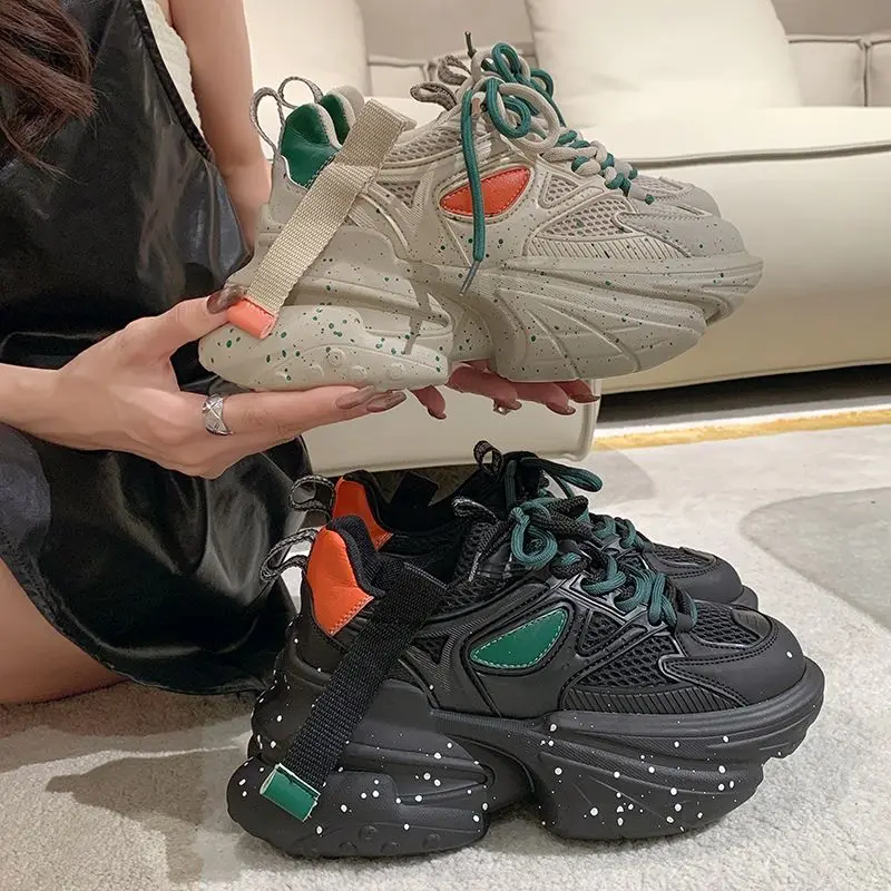 Platform Women's 2023 Summer New Breathable Versatile Super Hot Mesh Elevator Sports Casual Shoes
Platform Women's 2023 Summer New Breathable Versatile Super Hot Mesh Elevator Sports Casual Shoes