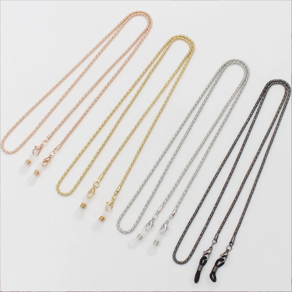 70cm Black/Gold/Rose/Silver Optional Metal Eyeglass Chain Glasses Strap Holder Lanyard Sunglasses Non-slip Cord
70cm Black/Gold/Rose/Silver Optional Metal Eyeglass Chain Glasses Strap Holder Lanyard Sunglasses Non-slip Cord