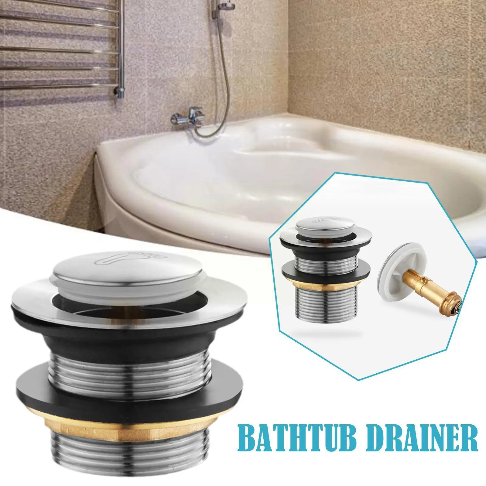 New Bathtub Drain Basin Drain Bathtub Drainer Stainless Steel Accessories For Bathroom Basin Sink Tap Bottle Tool Drainer B7J9
New Bathtub Drain Basin Drain Bathtub Drainer Stainless Steel Accessories For Bathroom Basin Sink Tap Bottle Tool Drainer B7J9