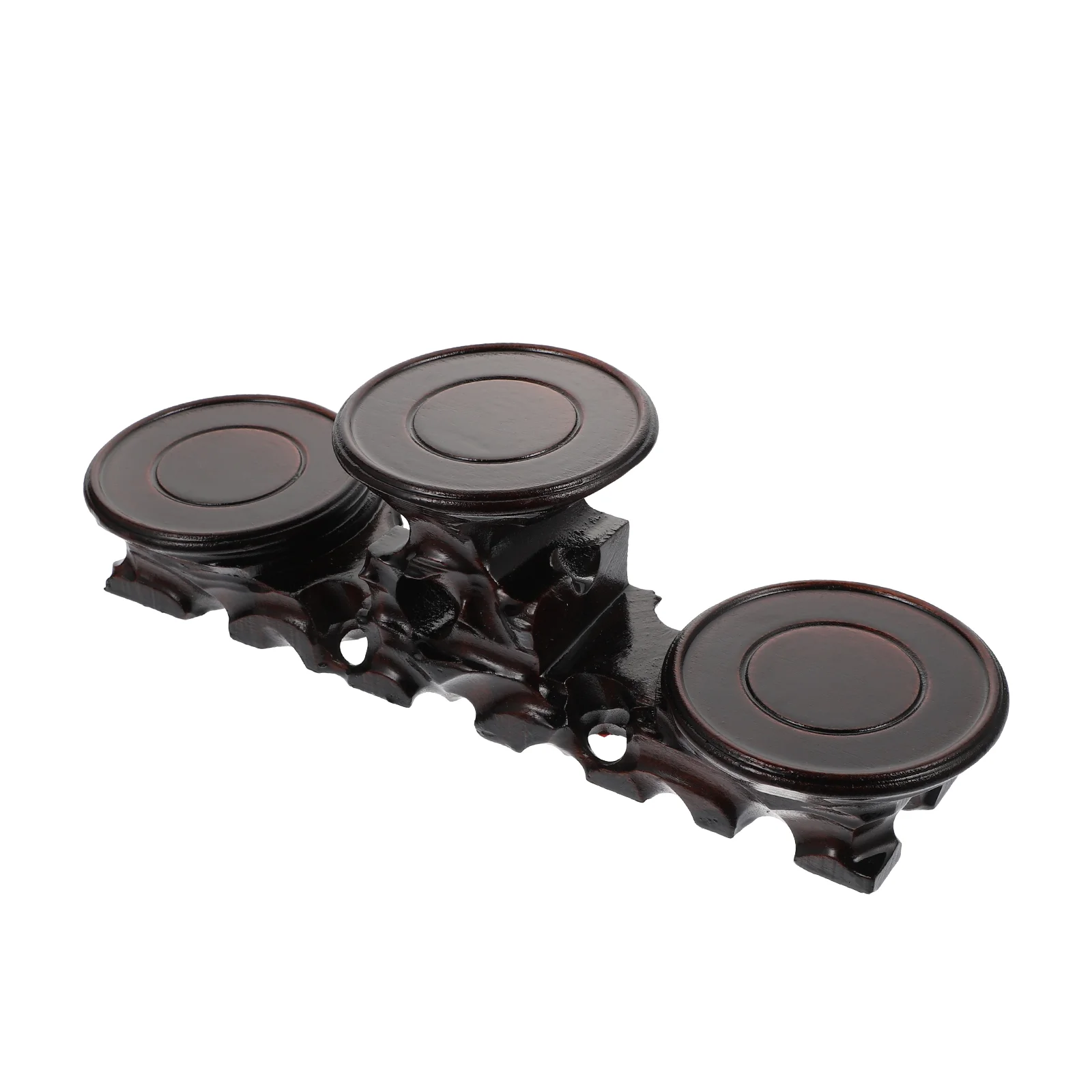 Mini Pots Plants Base Jade Display Stand Statue Tray 31X9.2X9CM Wooden Storage Decorative Black Bracket Office
Mini Pots Plants Base Jade Display Stand Statue Tray 31X9.2X9CM Wooden Storage Decorative Black Bracket Office