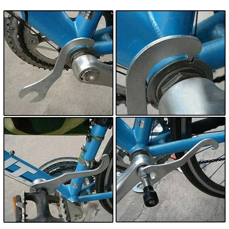 MTB Bicycle Bike Lock Ring Remover Bottom Bracket Repair Spanner Wrench Tool Stainless Steel Efficiency Repairing Tool Assembly
MTB Bicycle Bike Lock Ring Remover Bottom Bracket Repair Spanner Wrench Tool Stainless Steel Efficiency Repairing Tool Assembly