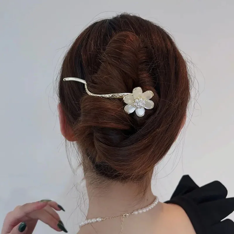 Elegant S Shape Pearl Hair Claw Clip for Women Hair Bun Hairpin Headwear Rhinestone Metal Barrettes Banana Twist Clips Jewelry
Elegant S Shape Pearl Hair Claw Clip for Women Hair Bun Hairpin Headwear Rhinestone Metal Barrettes Banana Twist Clips Jewelry