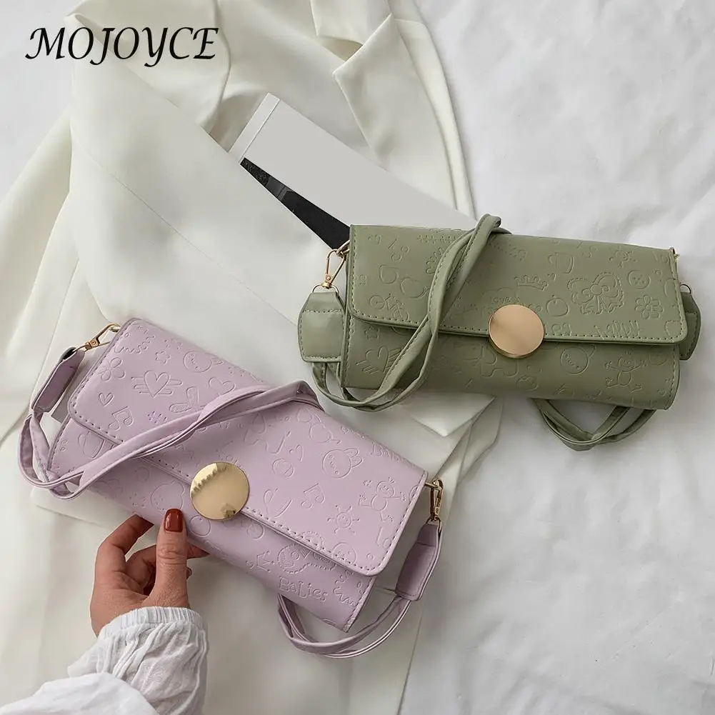 All-Match Solid Color Shoulder Bags Small Women Embossing Cartoom Shopping Messenger Bags PU Leather Underarm Bags
All-Match Solid Color Shoulder Bags Small Women Embossing Cartoom Shopping Messenger Bags PU Leather Underarm Bags