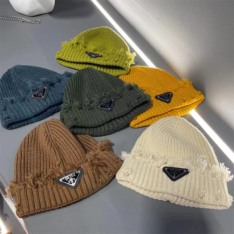 

Fashion Beanie Hat Women Men Skullies Beanies Solid Knitted Hat Female Male Skull Cap Fitted Hats Casquette Bonnet Versatile