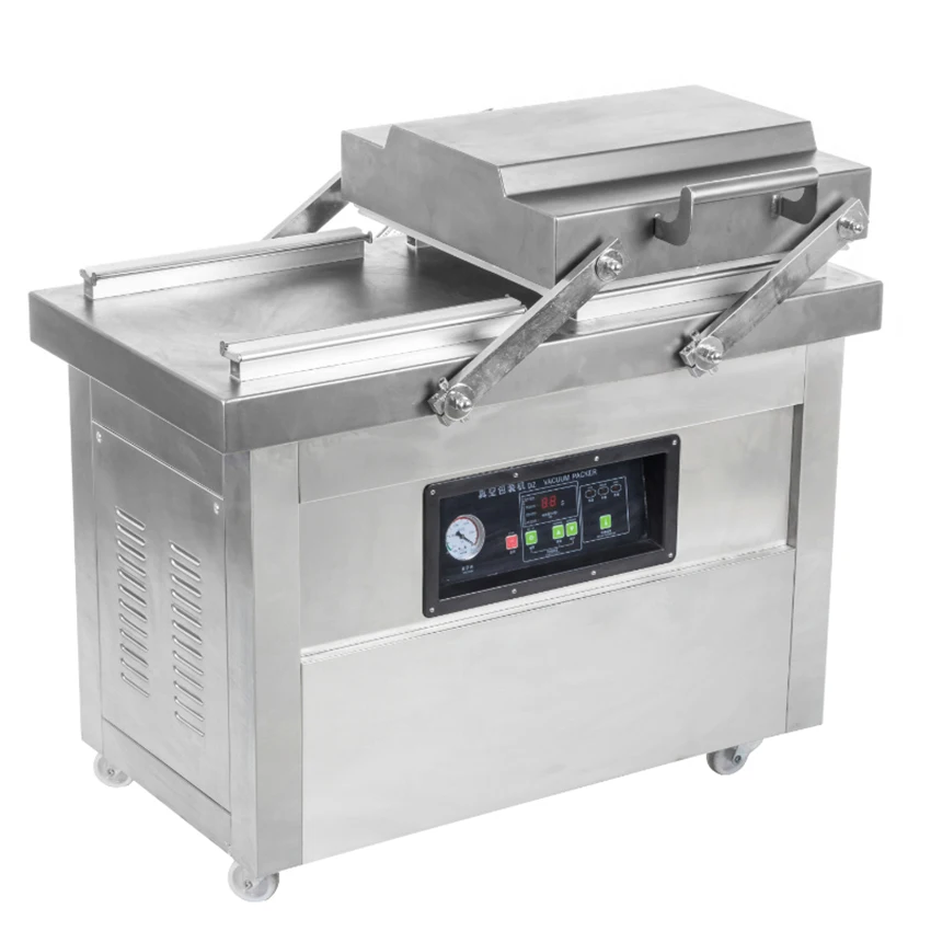 DZ-400 Double-chamber Vacuum Packaging Machine Desktop Vacuum Sealer Wet and Dry Dual-use Vacuum Machine 220V/110V 20m3/hour
DZ-400 Double-chamber Vacuum Packaging Machine Desktop Vacuum Sealer Wet and Dry Dual-use Vacuum Machine 220V/110V 20m3/hour