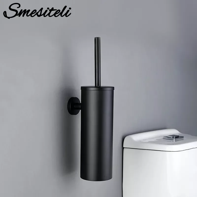 Bathroom Black Toilet Brush Holder Set With Trump Bar 304 Stainless Steel Wall Mounted Toilet Brushes For Cleaning Storage
Bathroom Black Toilet Brush Holder Set With Trump Bar 304 Stainless Steel Wall Mounted Toilet Brushes For Cleaning Storage