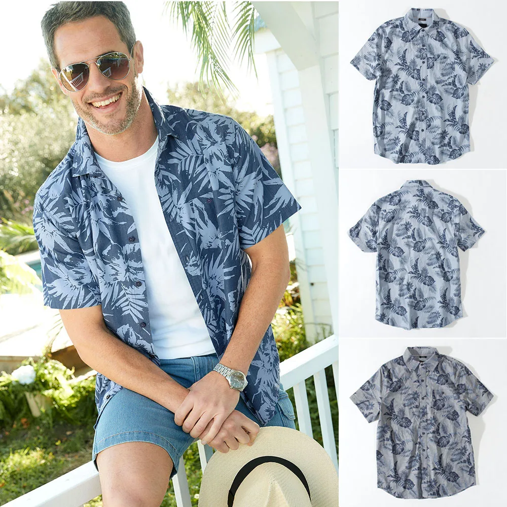 Hawaiian Shirts for Men Short Sleeve Loose Fit Mens Floral Shirts Mens Button Down Beach Shirt Size S-XL
Hawaiian Shirts for Men Short Sleeve Loose Fit Mens Floral Shirts Mens Button Down Beach Shirt Size S-XL