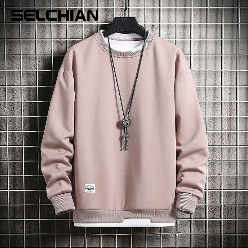 Mens Casual Sweatshirts Hoodie Men Fake Two Pieces Multi Color O-Neck Fashion Harajuku Style Male Sweatshirt 2021 New
Mens Casual Sweatshirts Hoodie Men Fake Two Pieces Multi Color O-Neck Fashion Harajuku Style Male Sweatshirt 2021 New