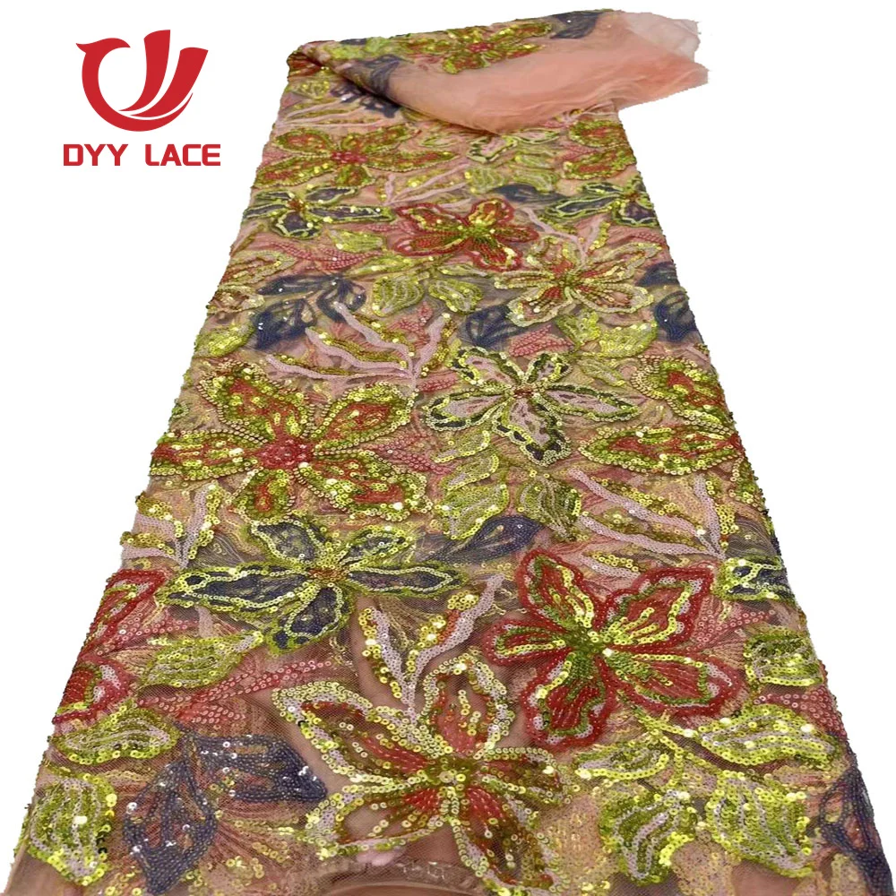 Latest Luxurious African Laces Fabrics Embroidered 2023 French Sequins Lace Fabric African French Net tulle Fabric 5 Yards
Latest Luxurious African Laces Fabrics Embroidered 2023 French Sequins Lace Fabric African French Net tulle Fabric 5 Yards